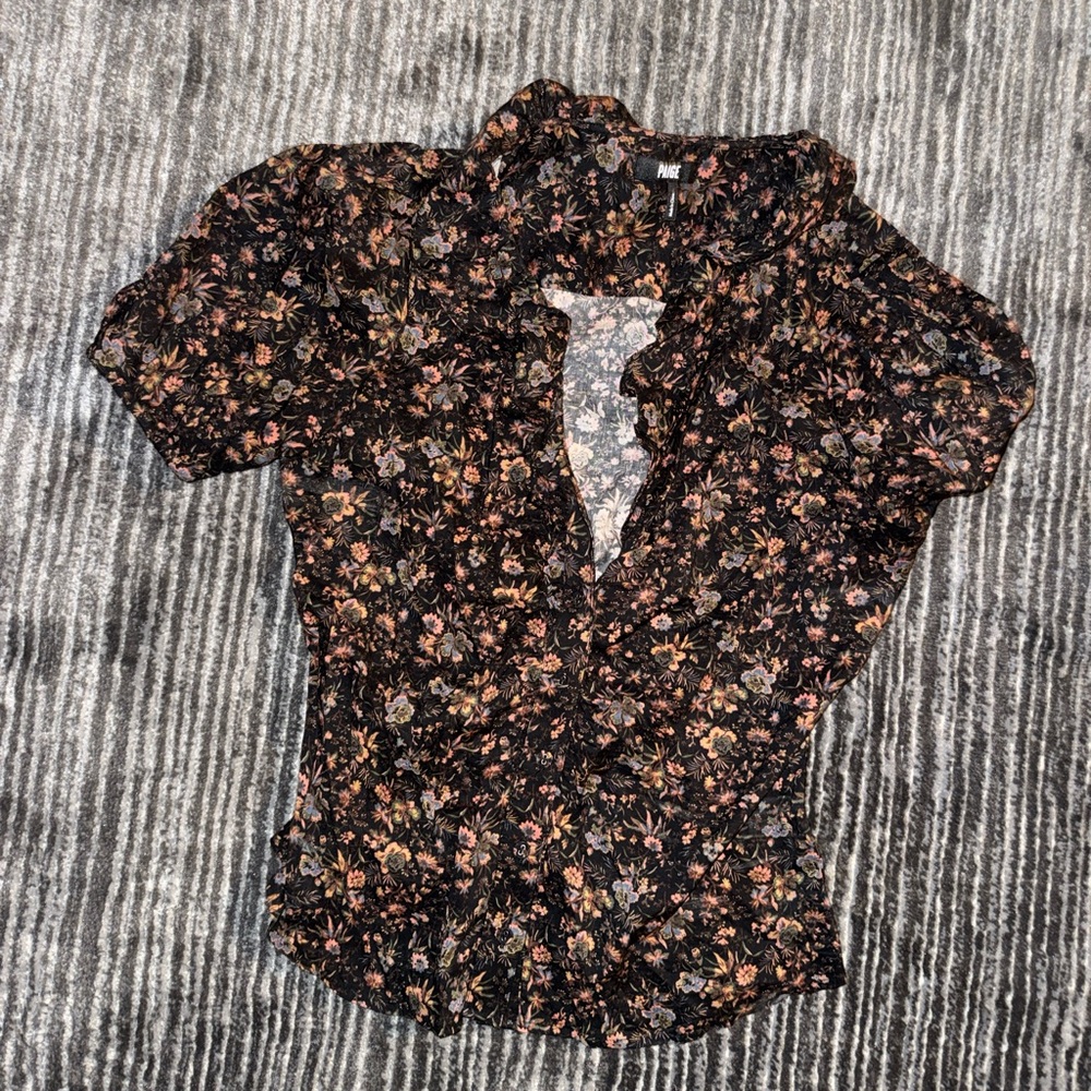 Paige deninm floral top